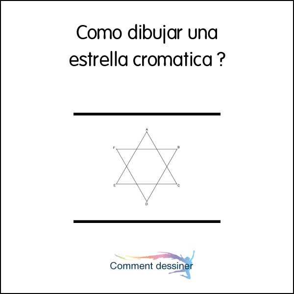 Como dibujar una estrella cromatica